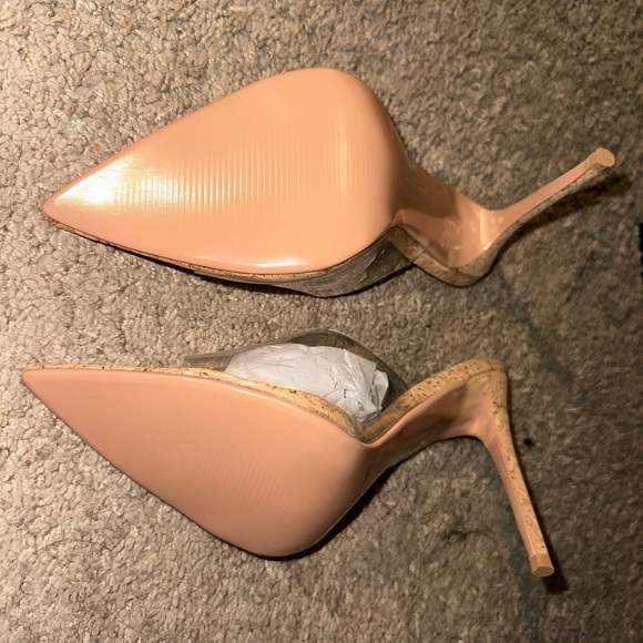 NWT Clear Cork Mules - Picture 4 of 8